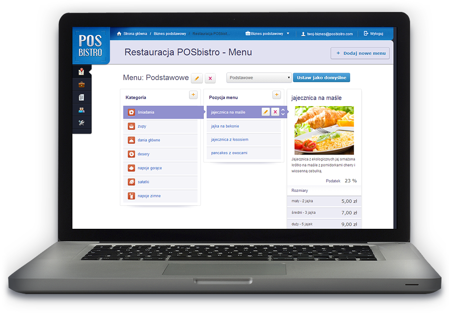 Menu management