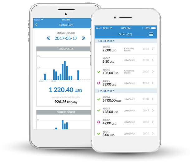 POSowner restaurant management mobile app