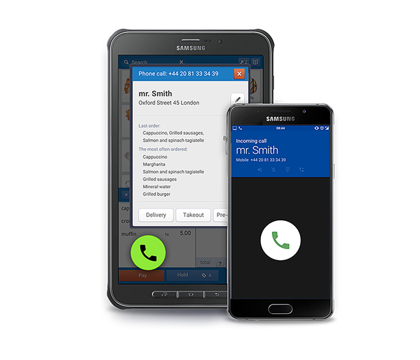 POScaller restaurant phone orders management app