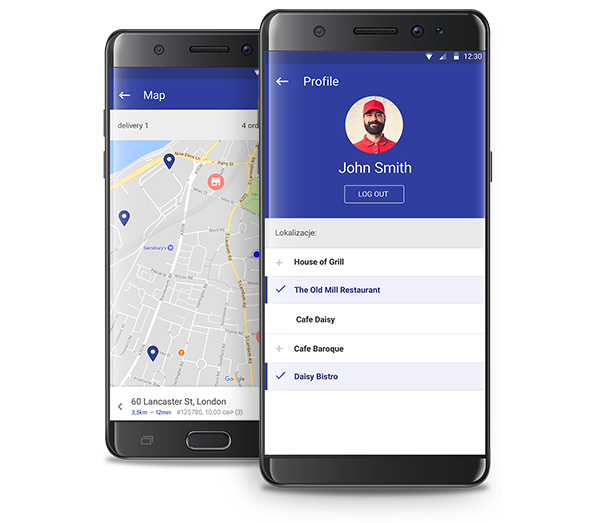 POSdriver restaurant delivery orders management app